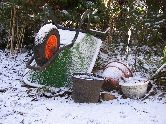 Winterlicher Garten