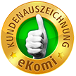 eKomi Kundenauszeichnung gold