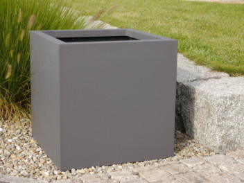 B-Ware: Pflanzkübel SUPREMO, anthrazit (110x110x80 cm)