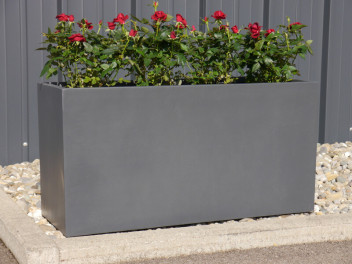 B-Ware: Pflanztrog der BUNDESGARTENSCHAU, anthrazit (150x60x70 cm)