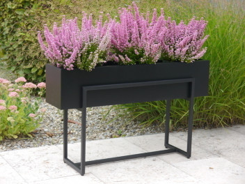 Hochbeet/Pflanzkübel SUPREMO, TÜV-geprüft, schwarz - jetzt reduziert