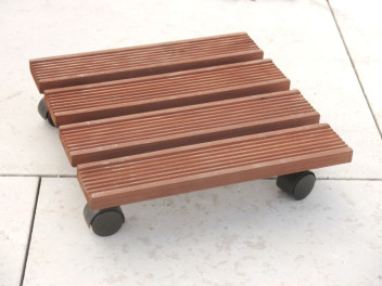 Mehrzweck-Rollbrett aus Kiefernholz, quadratisch