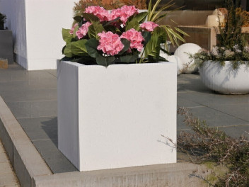 Pflanzkübel SUPREMO, weiß