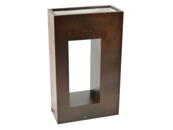 Raumteiler aus Cortenstahl, rostfarben - jetzt reduziert 60x29x100