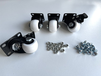 Set Gummirollen für Rollbretter, indoor/outdoor