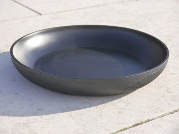 Untersetzer BASSIN, rund, schwarz - TÜV-geprüft D30x 5cm