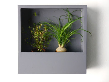 Wand-Pflanzkasten LINEA, anthrazit