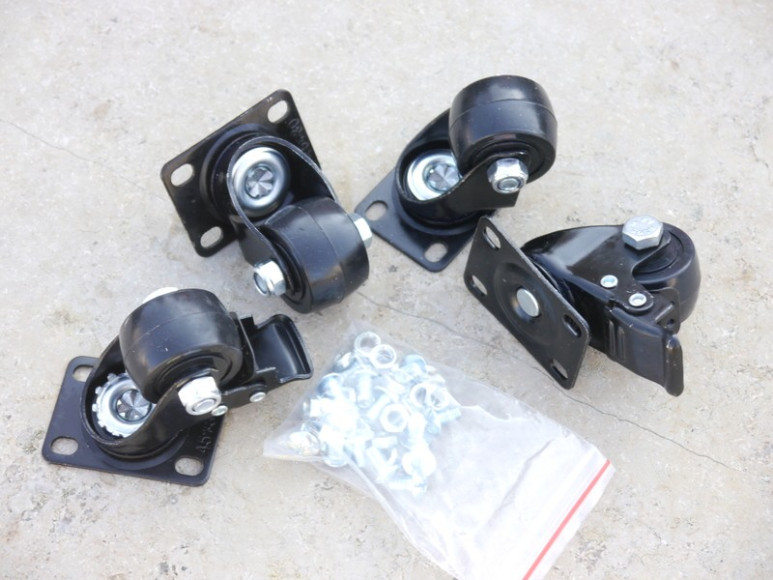 Set Kunststoffräder für Rollbretter, indoor/outdoor 4er Set