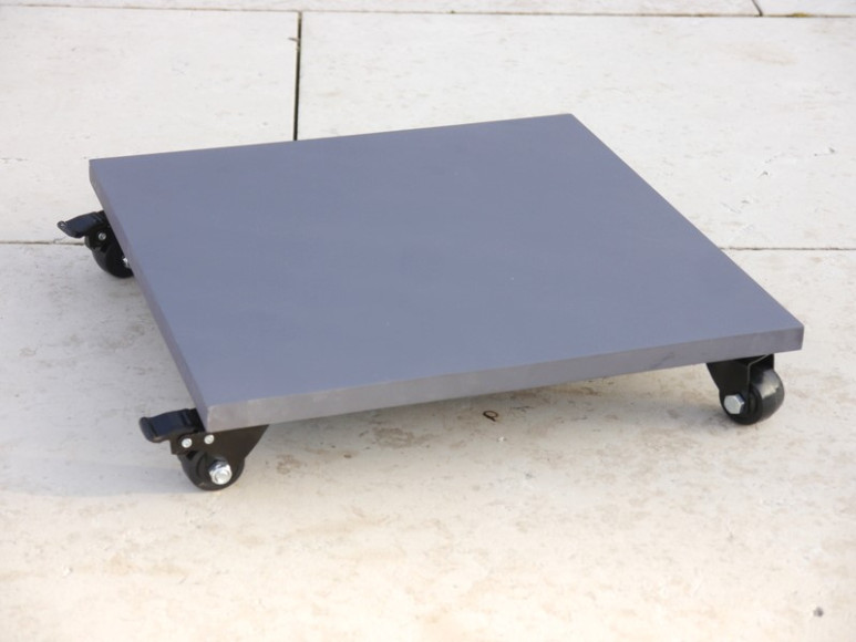 ultrastarkes Mehrzweck-Rollbrett aus Fiberglas, quadratisch 30x30x7