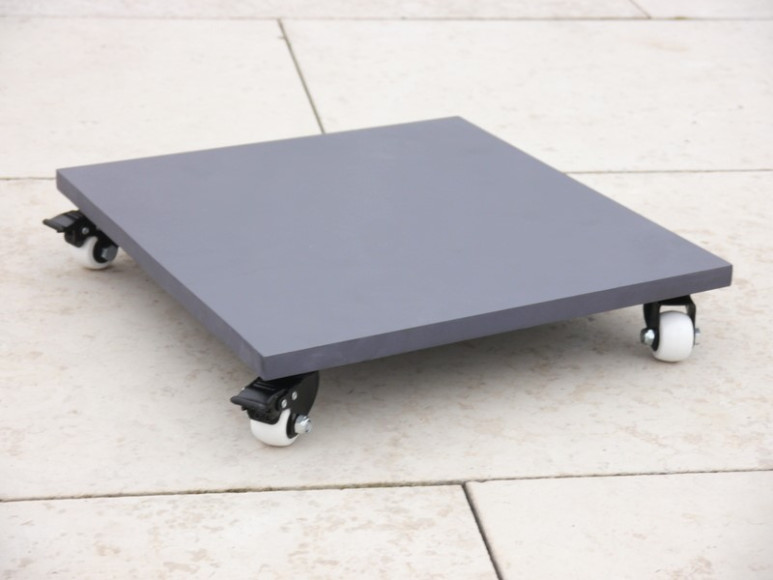 ultrastarkes Mehrzweck-Rollbrett aus Fiberglas, quadratisch 30x30x7