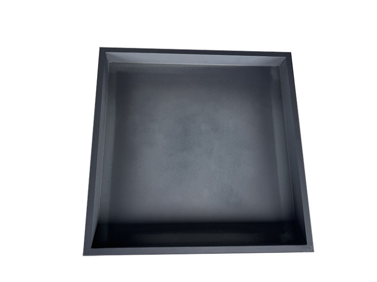 Untersetzer BASSIN, anthrazit -TÜV-geprüft 40x40x6- mit Fuß