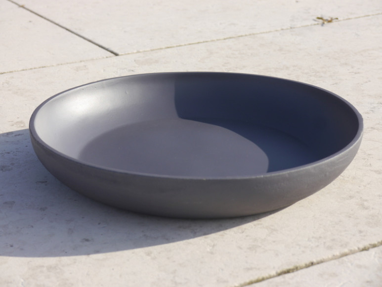 Untersetzer BASSIN, rund, anthrazit - TÜV-geprüft D25x5cm