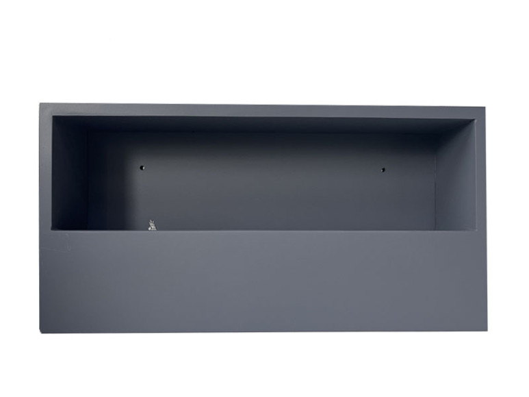 Wand-Pflanzkasten LINEA, anthrazit - jetzt reduziert 40x20x9