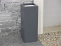 B- Ware Pflanzkübel aus Metall, anthrazit 30x30x80cm