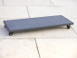 ultrastarkes Mehrzweck-Rollbrett aus Metall/Fiberglas, rechteckig 100x40x7
