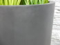 Blumenkübel CORO, schwarz 70x60