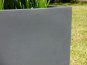 halbhoher Pflanzkübel MEZZO, Fiberglas anthrazit 60x60x30 auf Anfrage!