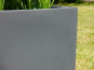 halbhoher Pflanzkübel MEZZO, Fiberglas anthrazit 90x90x60 auf Anfrage!