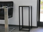 Pflanzgestell aus Metall , schwarz 40x40x65