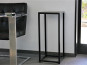 Pflanzgestell für Pflanzkübel, schwarz-anthrazit 40x40x95