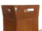 Pflanzkübel BOX aus Cortenstahl mit Griffen, rostfarben 30x30x50