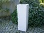 Pflanzkübel der GARTENSCHAU BADEN-WÜRTT., Fiberglas weiß 30x30x80