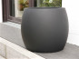 Pflanzkübel RONDO, Fiberglas schwarz 43x35