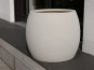 Pflanzkübel RONDO, Fiberglas weiß 52x45