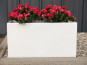 Pflanztrog JOY, Hochglanz weiß 100x40x50