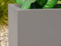 Pflanztrog SUPREMO, Blumentopf, anthrazit ( Rollen optional) 80x30x40