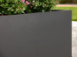 Pflanztrog SUPREMO  für ROLLEN, schwarz 100x40x50