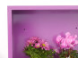 Wand-Pflanzkasten LINEA, violett 28x28x9