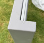 B-Ware: Hochbeet VERDURO 120x120x80cm  aus Metall, anthrazit