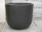 Blumenkübel CORO, Fiberglas schwarz 30x30