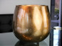 Blumenkübel YORO, Hochglanz bronze 21x19