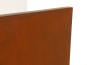 doppelwandiger Paravent COMO aus Cortenstahl, rostfarben - jetzt reduziert 80x10x100