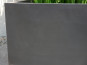 halbhoher Pflanzkübel MEZZO, Fiberglas schwarz 80x80x50 auf Anfrage!