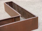 Hochbeet/Pflanztrog BIOPUR aus Cortenstahl, L-Form 200x200x60