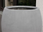 Pflanzkübel RONDO, Fiberglas grau 42x35