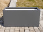 Pflanztrog aus Metall, anthrazit - jetzt reduziert 100x40x40