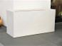 Pflanztrog SUPREMO, Fiberglas weiß (Rollen optional) 80x30x40