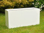 Pflanztrog SUPREMO, Hochglanz weiß 100x25x25