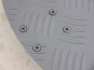 ultrastarkes Mehrzweck-Rollbrett aus Alu, rund 30x30x7