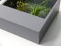 Wand-Pflanzkasten LINEA, anthrazit - jetzt reduziert 28x28x9