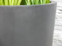 Blumenkübel CORO, Fiberglas schwarz 30x30