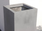 Blumenkübel SUPREMO aus Fiberglas,   betongrau 30x30x60