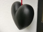 Deko-Herz in matt schwarz - jetzt reduziert! 30x30x17