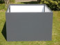 Hochbeet VERDURO  120x120x80cm aus Metall, anthrazit