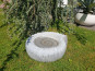 jetzt stark reduziert: Gartendeko - VOGELBAD "AMMONITO" - betongrau 62x54x18