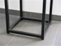 Pflanzgestell aus Metall , schwarz 40x40x105